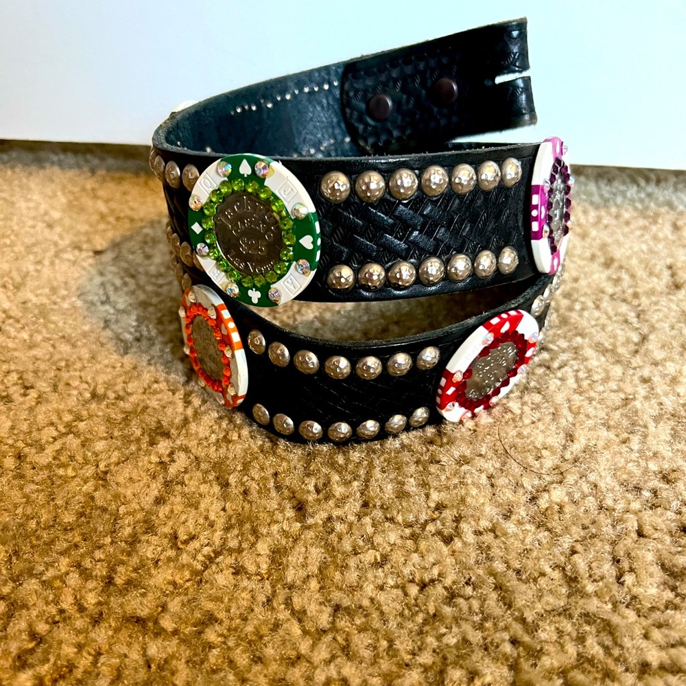 Poker Chip Belt